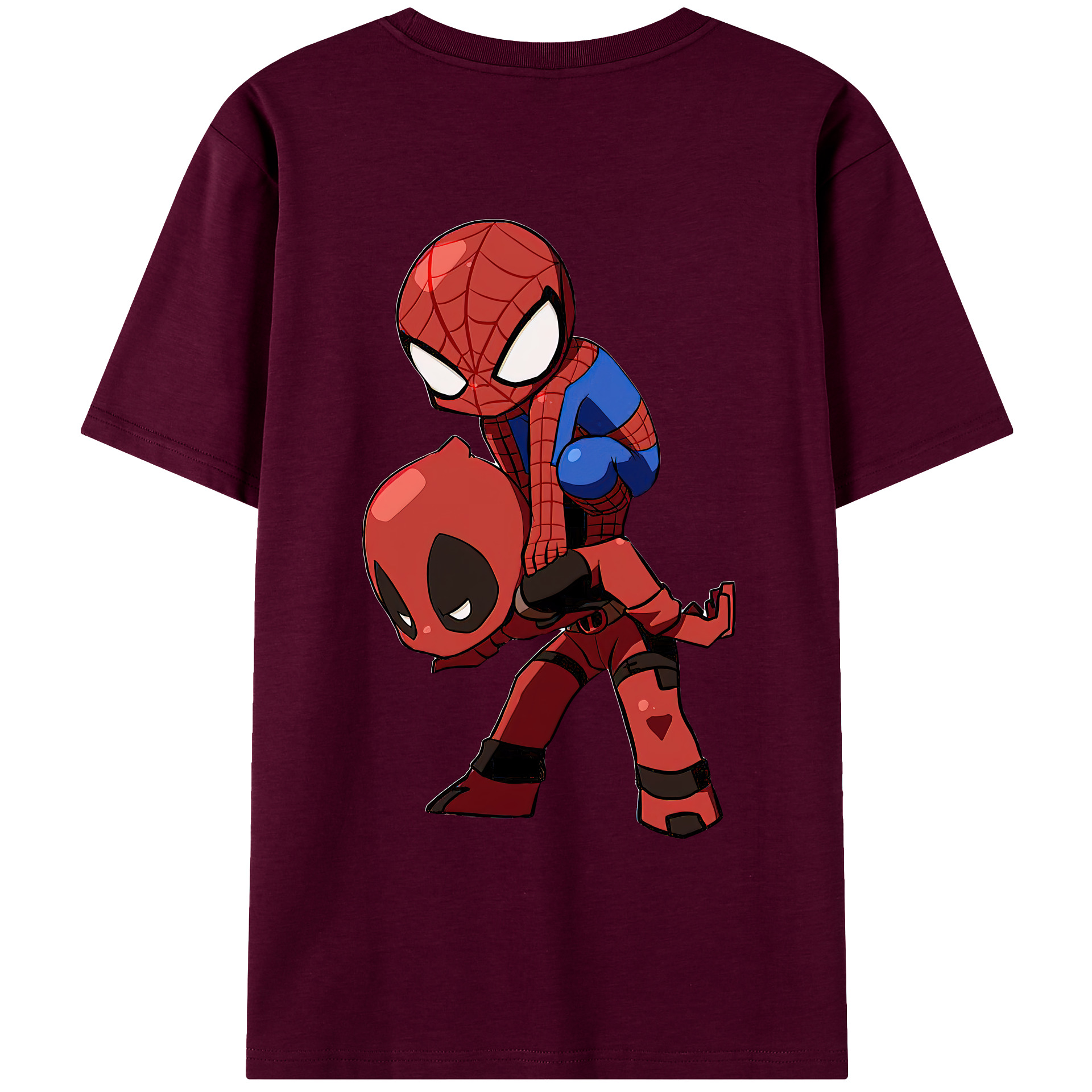 （画像用） Deadpool デッドプール レディース半袖Tシャツ(バックプリント)